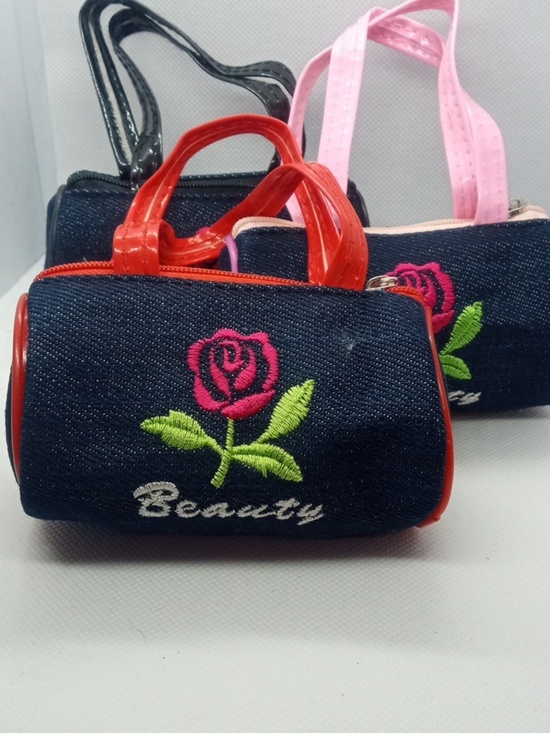 Handbags - BEAUTY DENIM LIPSTICK/CHANGE HOLDER